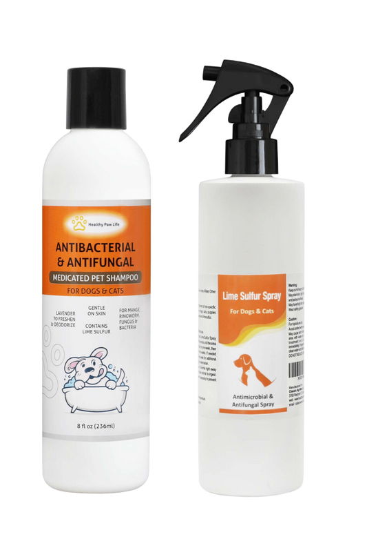 Lime Sulfur Pet Shampoo and Spray