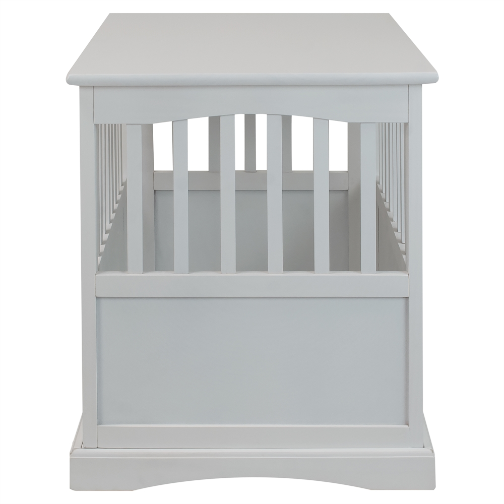 Pet Crate End Table - White