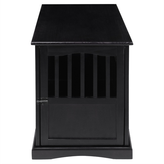 Pet Crate End Table - Black