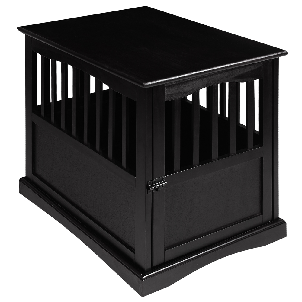 Pet Crate End Table - Black