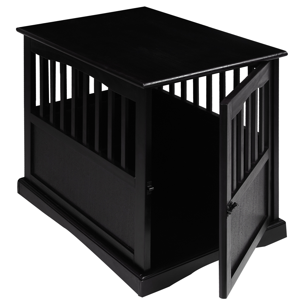 Pet Crate End Table - Black