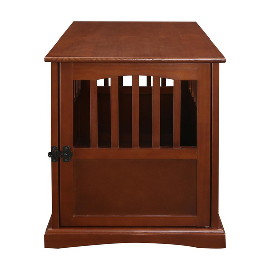 Pet Crate End Table - Walnut