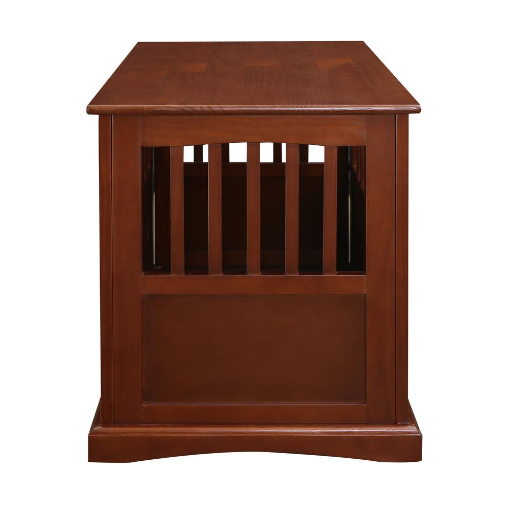 Pet Crate End Table - Walnut