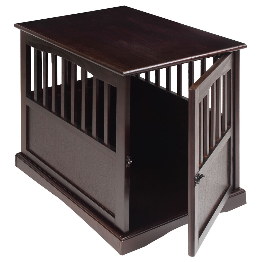 Pet Crate End Table - Espresso