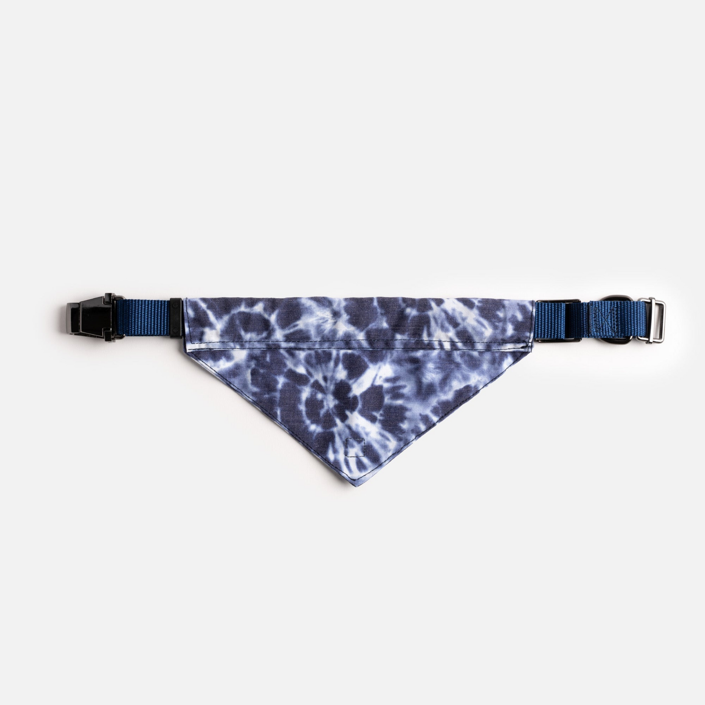 Poplin Dog Bandana Collar - Blue Tie Dye